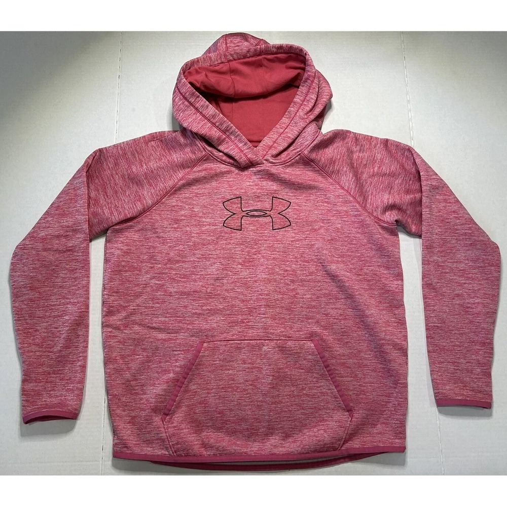 Under Armour Sweatshirt Hoodie Women's Size Medium M‎ Heather Pink Storm 1